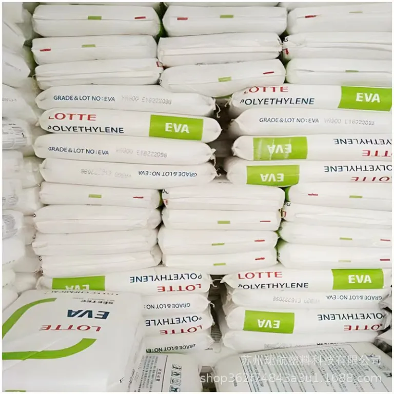 گرانول مواد اولیه چسب حرارتی EVA شرکت لوته کمیکال کره VA810 VA900 با خاصیت چسبندگی و آنتی‌اکسیدان
