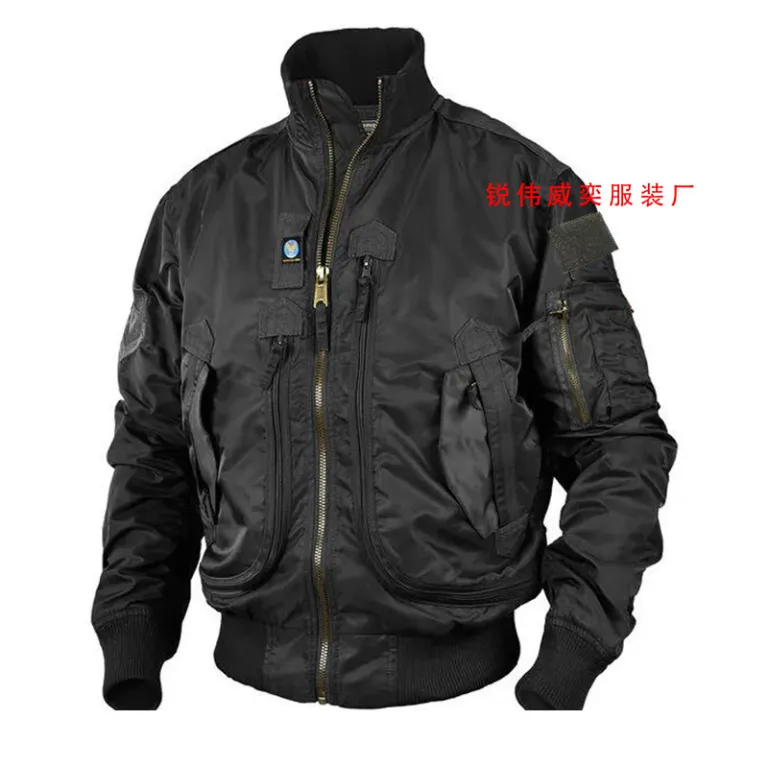 726 ژاکت خلبانی بیسبال یقه‌ایستاده مردانه