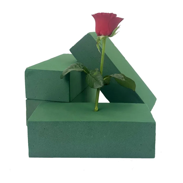 بلوک اسفنج گل، عمده اسفنج مرطوب، مخصوص مجالس و گلفروشی، مواد گل آرایی دست‌ساز با تراکم بالا و جذب آب