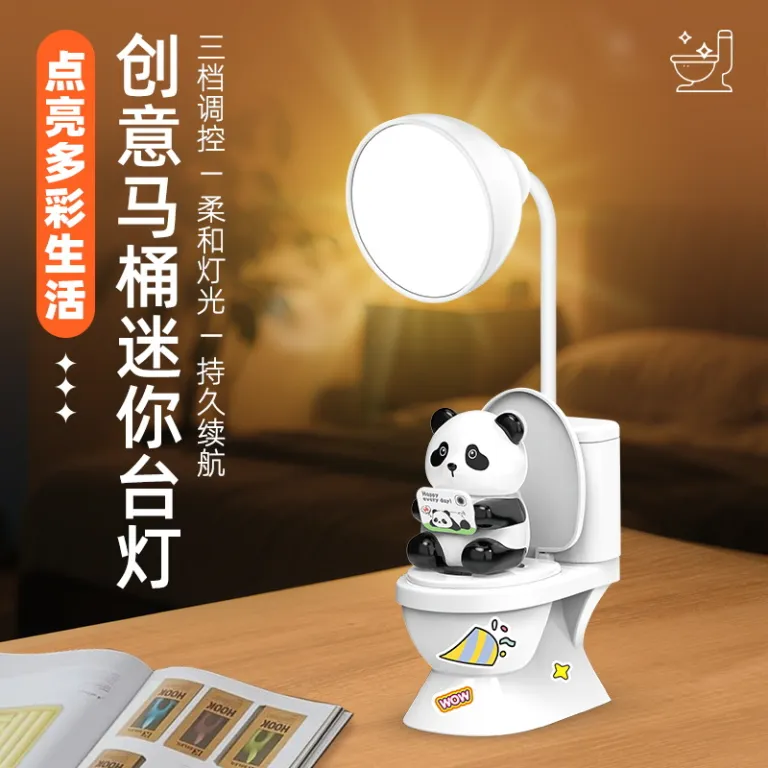 چراغ خواب همبرگری خلاقانه LED شارژی کنار تخت مخصوص کودکان با مدادتراش و محفظه، چراغ رومیزی هدیه