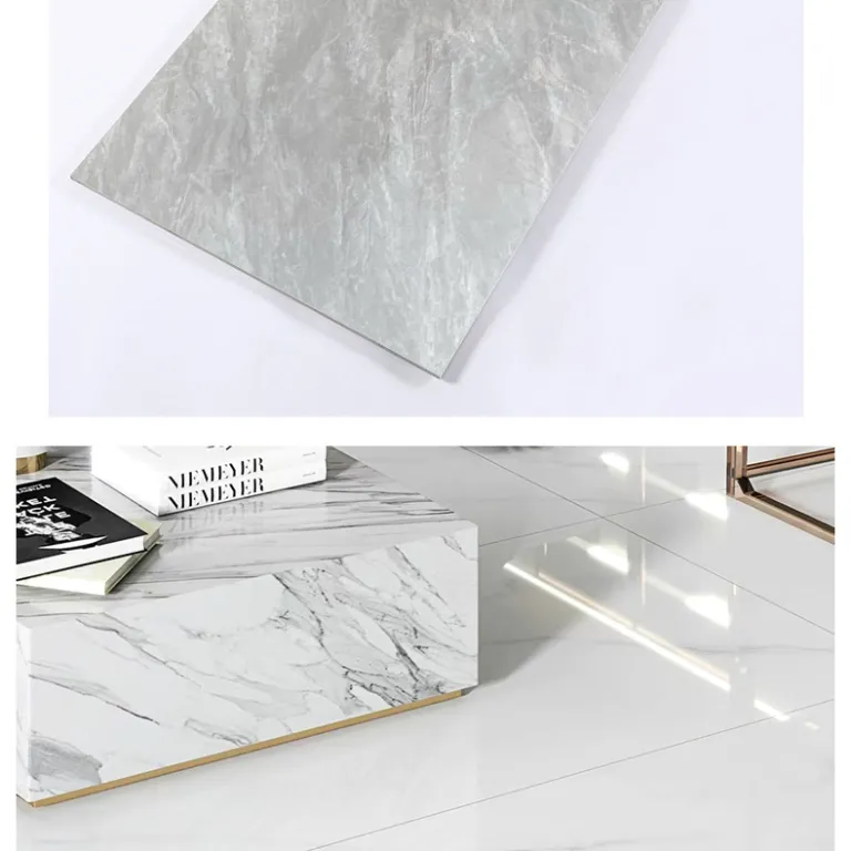 کاشی 750x1500 کفپوش پذیرایی اسلب بزرگ گوانگدونگ فوشان بدنه کامل مرمری خاکستری کاشی دیواری کفپوش ضدلغزش