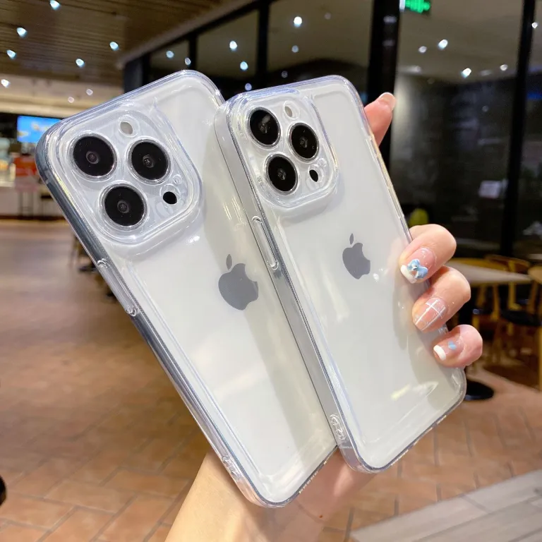 قاب شفاف گوشی اپل 17promax ضد سقوط iphone16tpu با پوشش کامل فضایی 15 13