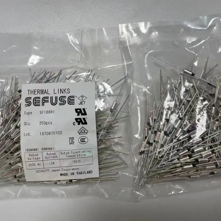 فیوز حرارتی NEC SEFUSE سری SF/R دمای 73 تا 240 درجه سانتی‌گراد اصل