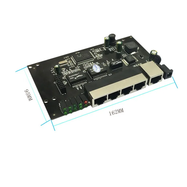تغذیه POE استاندارد مخصوص دوربین مداربسته، NVR و DVR 48V - برد اصلی سوئیچ