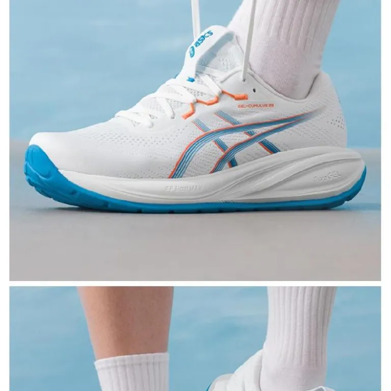 کفش دویدن مردانه ASICS GEL-CUMULUS 28 سبک، مقاوم و ضربه‌گیر
