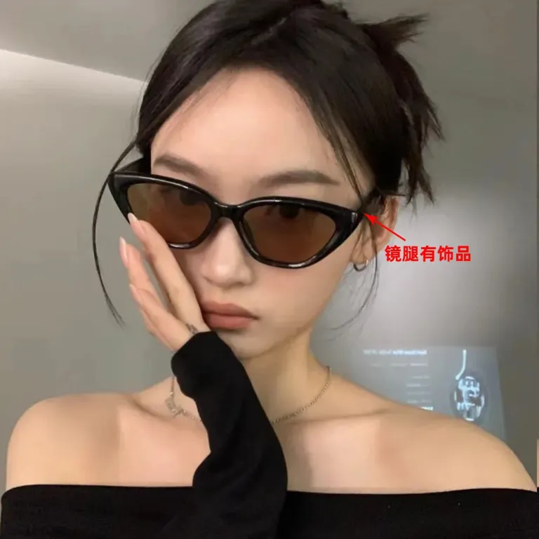 عینک آفتابی فریم مشکی جدید زنانه و مردانه، شیک، مناسب صورت‌های بزرگ، ضد اشعه UV برای رانندگی
