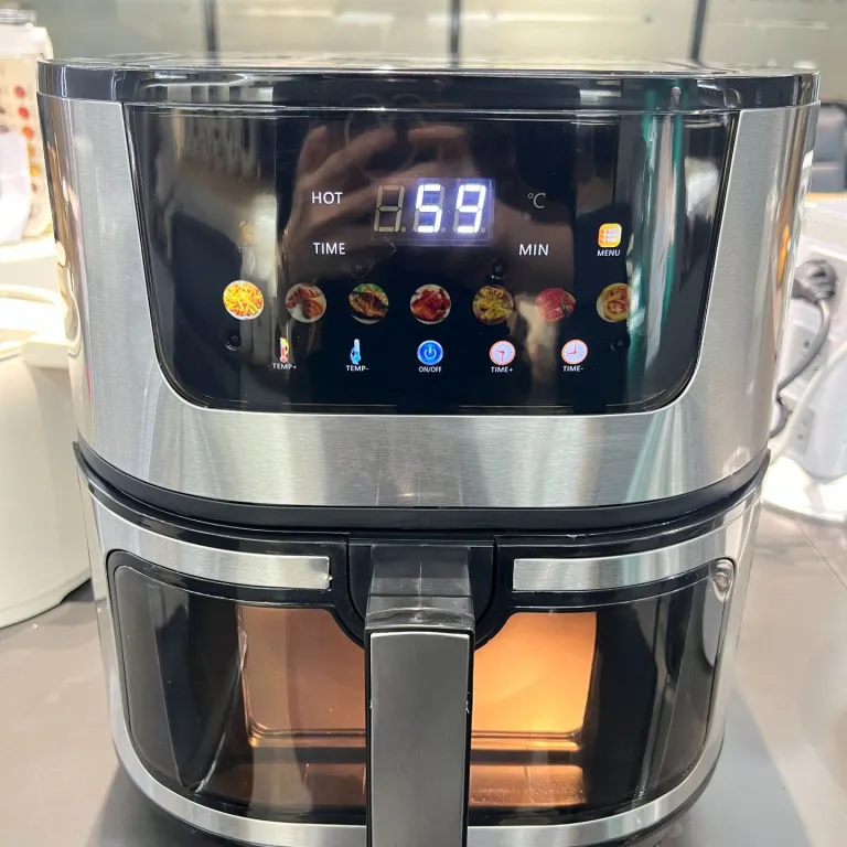 سرخ‌کن بدون روغن Airfryer 15L با ظرفیت بالا، چندکاره خانگی از جنس استیل ضدزنگ، مجهز به پنجره دید و المنت حرارتی بالا و پایین