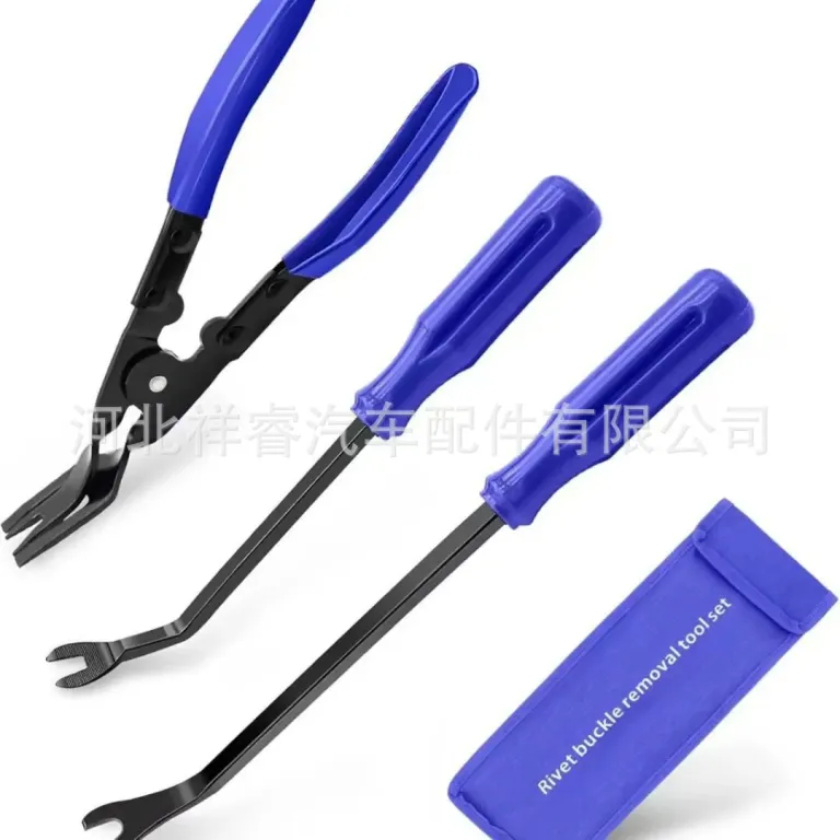 مجموعه 3 عددی انبر گیره خودرو و ابزار جداکننده بست، ابزار پرچ‌کن برای تزئینات داخلی خودرو