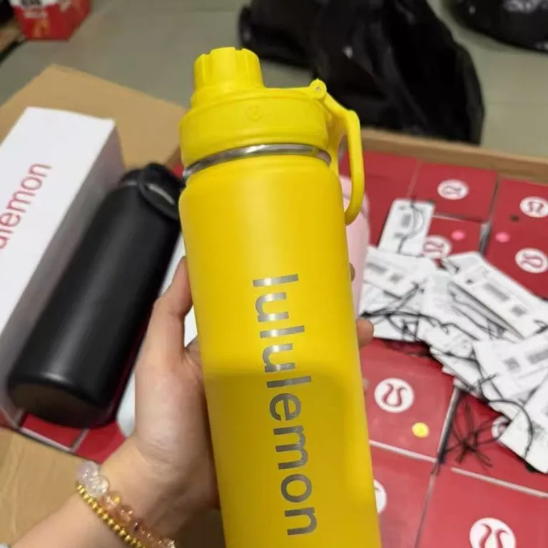 فلاسک lulu لیوان لولو بازگشت به life710ml بطری ورزشی قمقمه مسافرتی یوگا