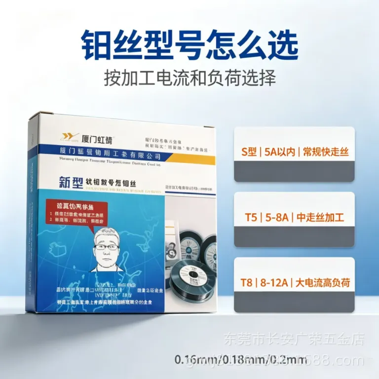 سیم مولیبدن Xiamen Honglu 0.18mm 2000 متر، مخصوص برش سیمی سریع و متوسط، اورجینال