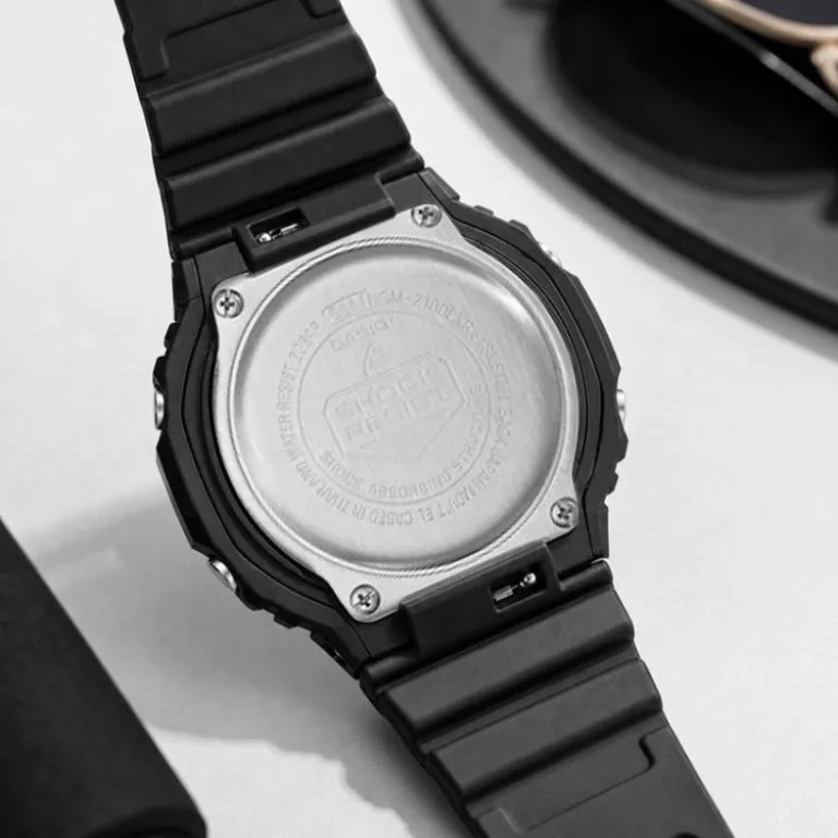ساعت مچی مردانه کاسیو G-SHOCK هشت‌ضلعی دو نمایشگر ورزشی ضدآب کوارتز