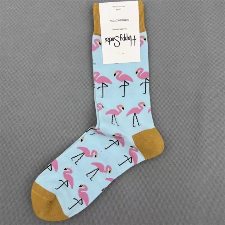 جوراب رنگی HappySocks مردانه طرح کارتونی فانتزی اینستاگرامی ساق‌متوسط بیرونی خیابانی