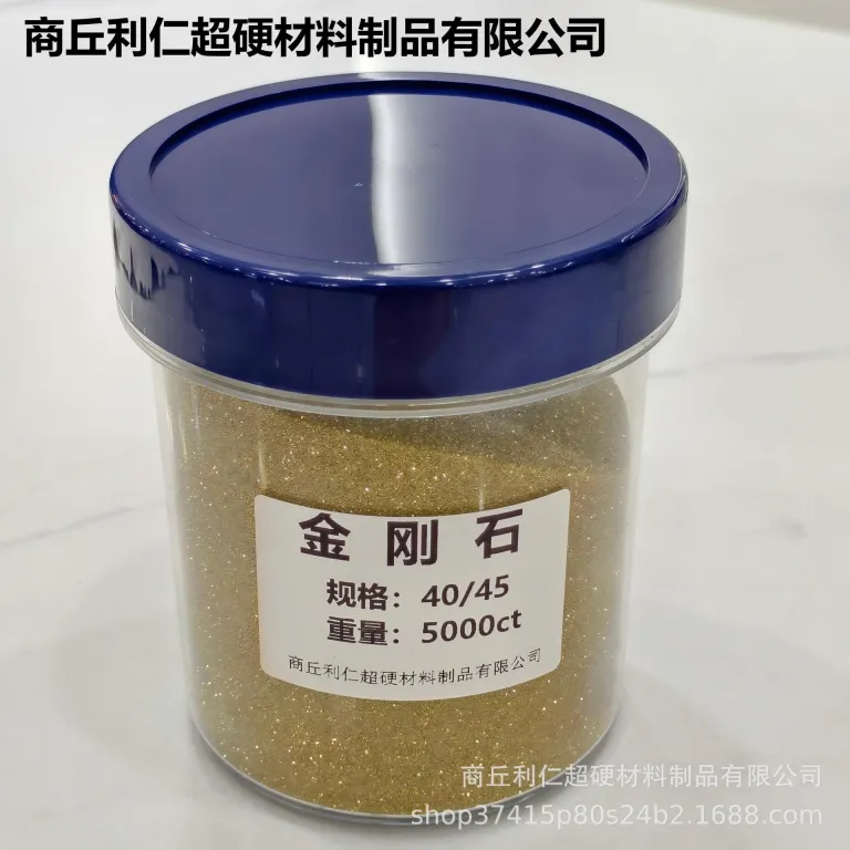 الماس مصنوعی برای ابزارهای آبکاری، مواد فوق سخت، ساینده صنعتی برای پرداخت و سنگ‌زنی با انواع مشخصات