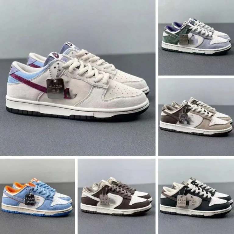 کفش اسکیت‌بورد ساق‌کوتاه سری دایو کاتسوهیرو Dunk Low اورجینال پوتیان، کفش ورزشی مردانه و زنانه، طرح جفت