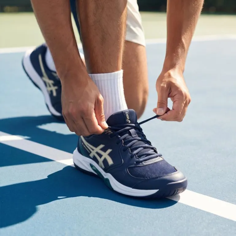 کفش مردانه ASICS GEL-DEDICATE 9 راحت و ضربه‌گیر برای فعالیت‌های بیرونی و تنیس