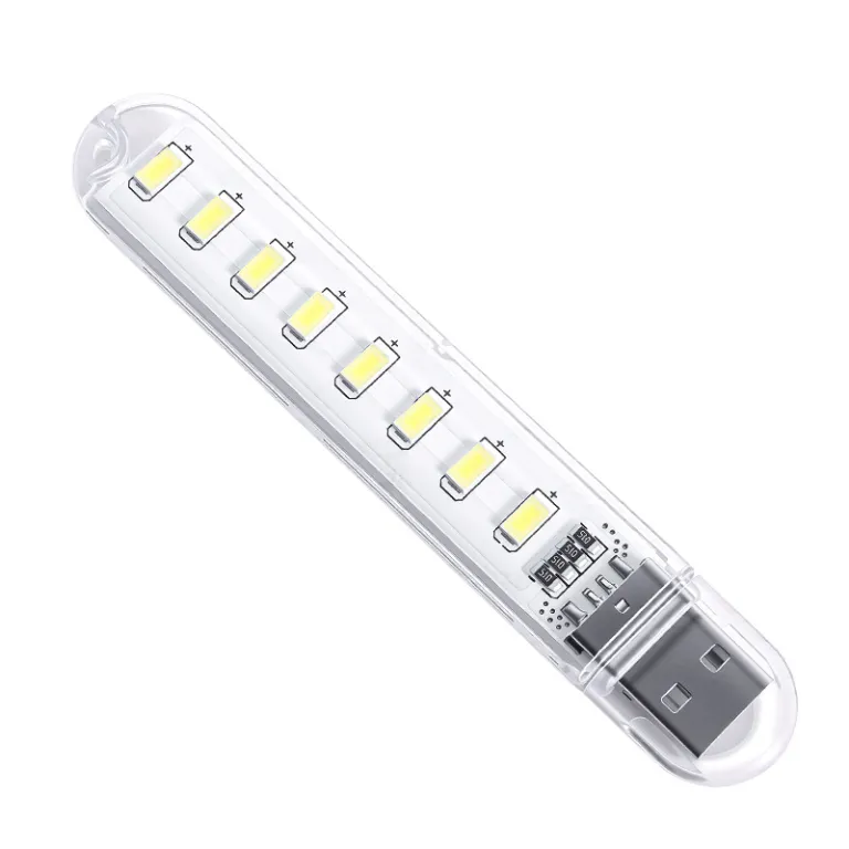 چراغ خواب USB 3LED با روشنایی بالا 8، چراغ USB 16، چراغ خواب 24، مناسب کمپینگ و خوابگاه دانشجویی