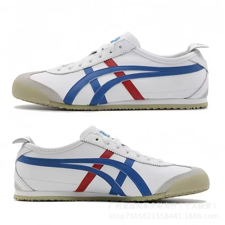 کفش راحتی اسپرت کلاسیک Onitsuka Tiger MEXICO66 مناسب پیادهروی و استفاده روزمره، شیک و همهپسند مدل آگانو