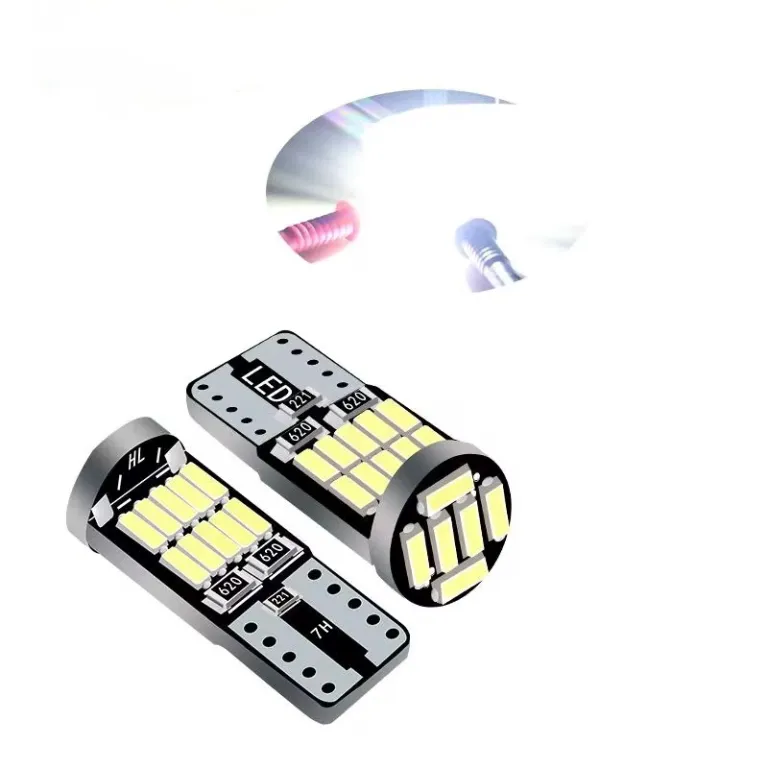 چراغ LED خودرو T10 4014 26SMD ضد خطا و پرنور W5W چراغ مطالعه و پلاک