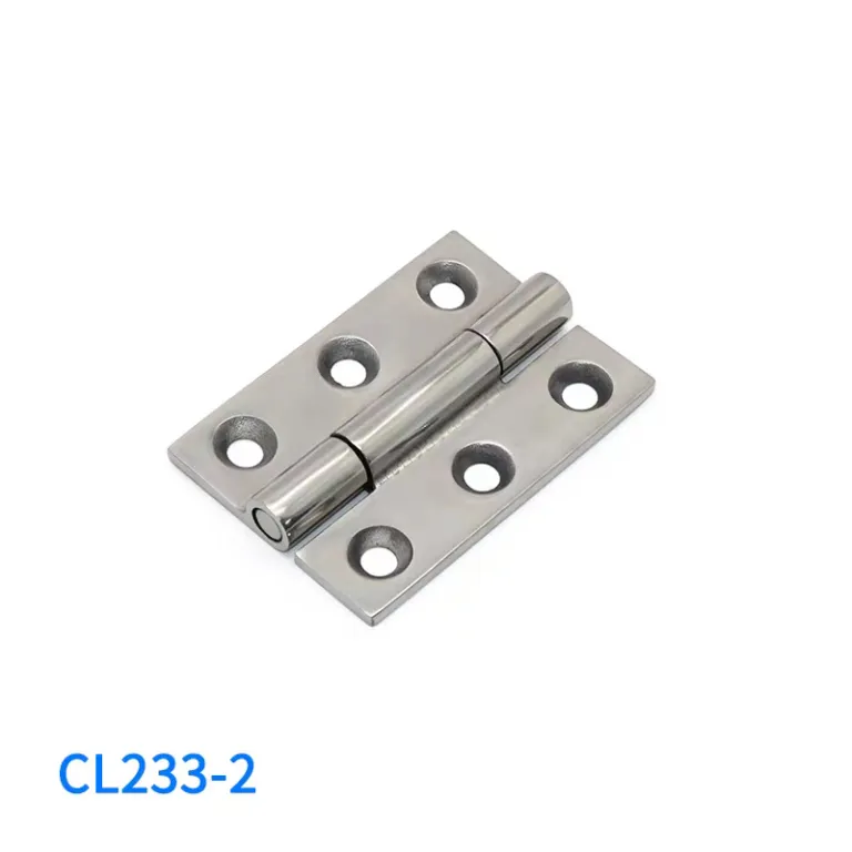 لولای صنعتی سنگین ژی‌جیو CL226، تقویت‌شده برای تجهیزات مکانیکی 304، لولای استیل ضدزنگ برای درب کابینت، جعبه توزیع برق خودرو و کشتی