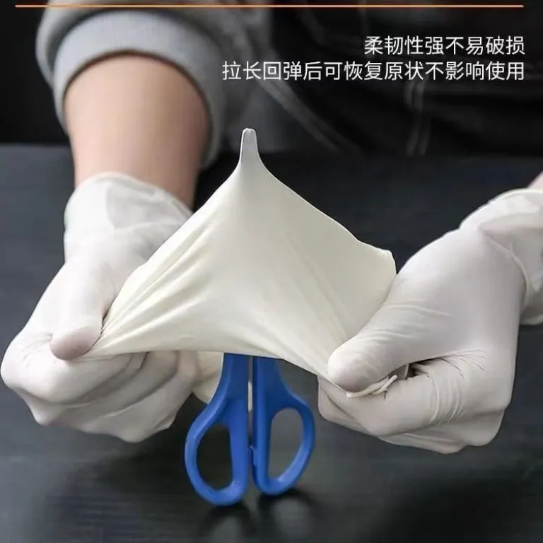دستکش یکبارمصرف نیتریل، لاتکس و PVC مخصوص پذیرایی و آشپزخانه، ضخیم، مقاوم در برابر روغن و آب، عمده
