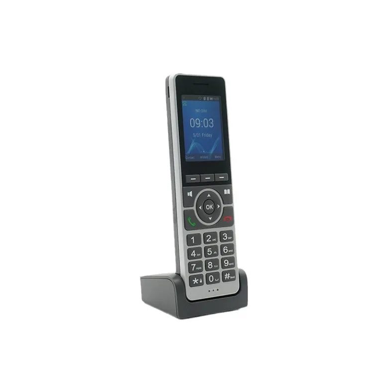 4G تلفن IP بی‌سیم تحت شبکه 2.4GWiFiSIP تلفن دستی برای مدرسه و هتل VoIP4G مکالمه با کیفیت بالا