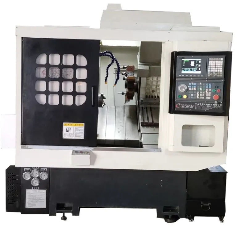 تراش CNC CK6146 ماشین فرز-تراش مرکب با مرغک ثابت تولیدکننده ژونگشان گوانگ‌دونگ مدل پرفروش