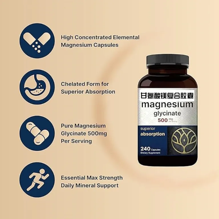 کپسول مکمل ترکیبی منیزیم گلیسینات MAGNESIUM capsules آمازون TK موجودی کراس‌بوردر فرآوری‌شده