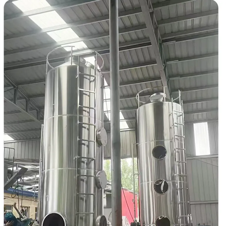 برج اسکرابر استیل ضدزنگ برای تصفیه گازهای زائد، شستشوی اسیدی و قلیایی، برج سیکلون صنعتی گوگردزدایی و غبارگیری، اسکرابر PP