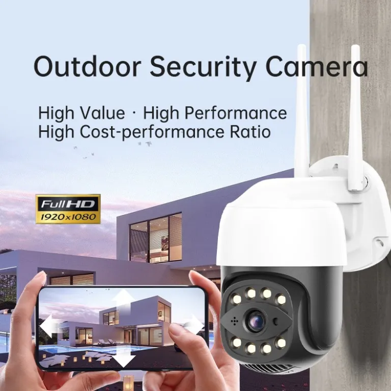 دوربین مداربسته نسخه اروپا 4G با دید در شب 300 مگاپیکسل، سیم‌کارت، مادون قرمز و کیفیت HD برای فضای باز