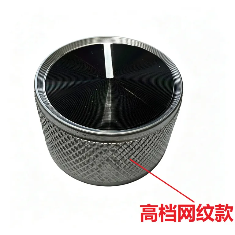 دسته فلزی طرح بافت آلیاژ روی-آلومینیوم سوراخ 6mm دسته لوکس اجاق گاز قطعات یدکی شیر کنترل