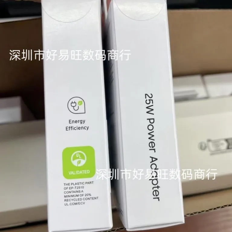 T2510 سازگار با سامسونگ 25W شارژر استاندارد اروپا S24U/Note20/S25 شارژ فوق سریع 2.0 شارژر اصلی