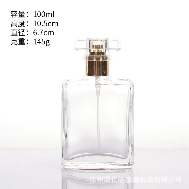 موجود بطری شیشه‌ای تقسیم عطر 30ml50ml100ml بطری عطر، بطری اسپری لوازم آرایشی، بسته‌بندی محصولات مراقبت از پوست