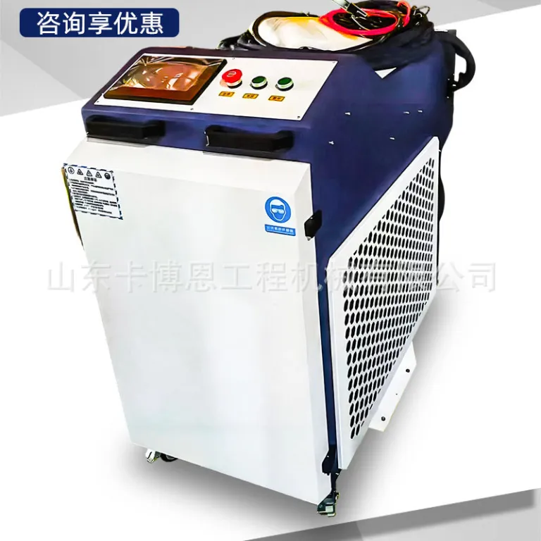 دستگاه لیزر زنگ‌زدا حرفه‌ای دستی برای زدودن زنگ، رنگ و چربی 2000w دستگاه شست‌وشوی لیزری فیبر نوری