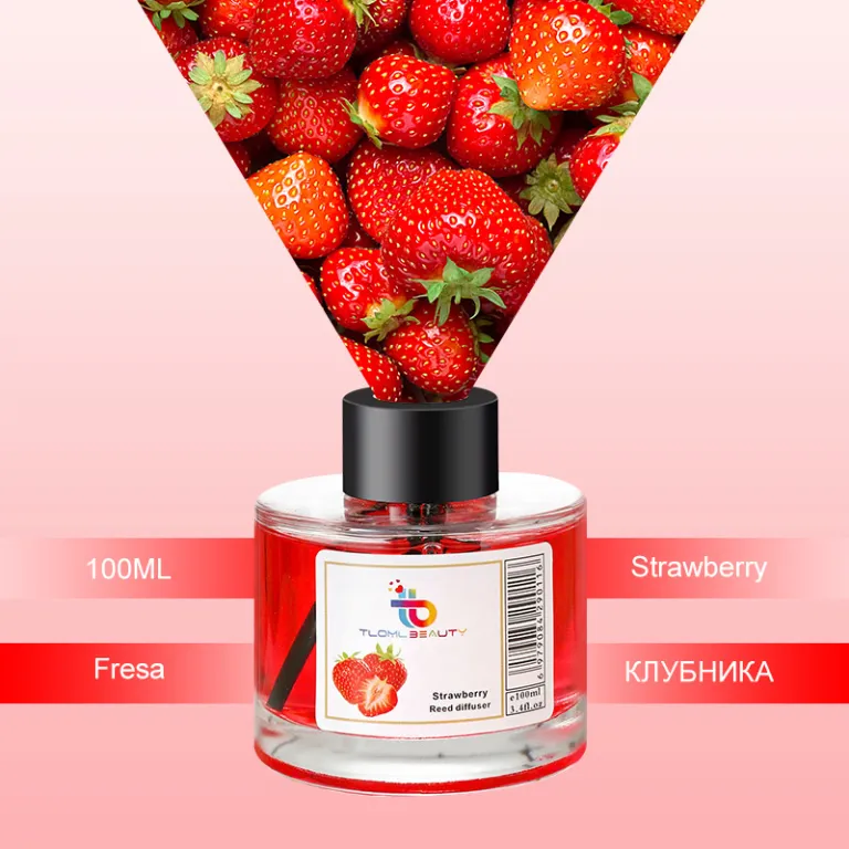 120ML دیفیوزر چوبی با اسانس طبیعی، خوشبوکننده هوا مناسب اتاق خواب، دفتر کار و منزل