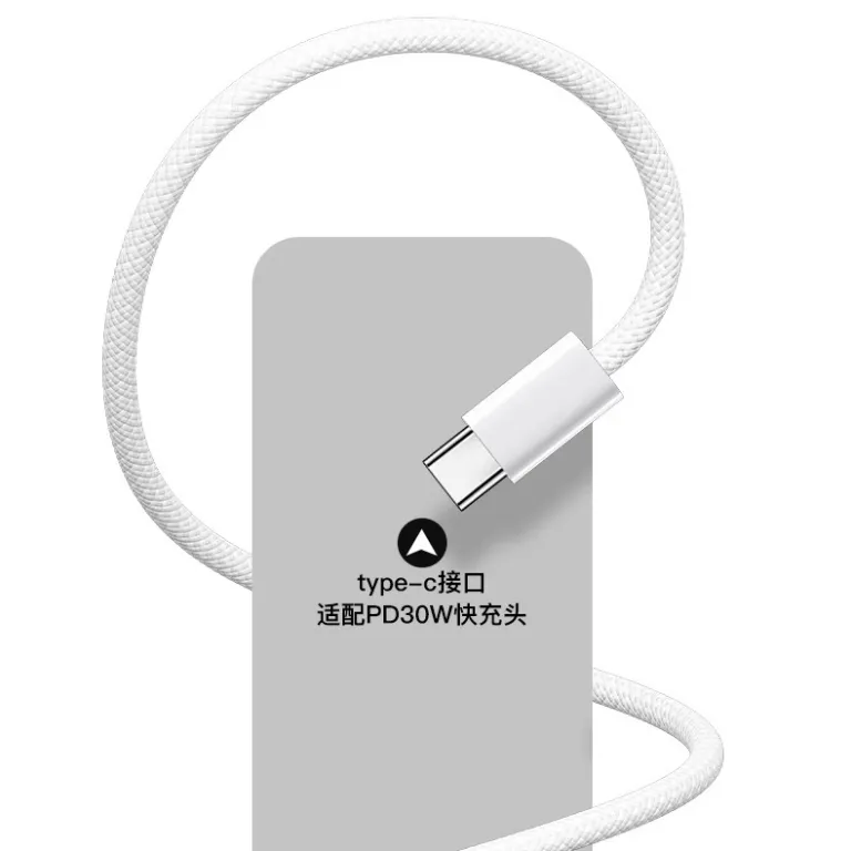 کابل شارژ بافته‌شده فست‌شارژ اورجینال مناسب 15/17 اپل iPhone16Pro