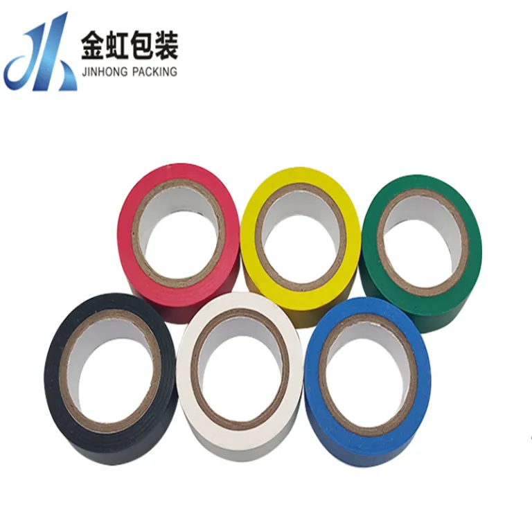 نوار برق 18mm موجود در انبار کارخانه، نوار عایق مخصوص صادرات، چسبندگی بالا، سازگار با محیط زیست و ضدآب