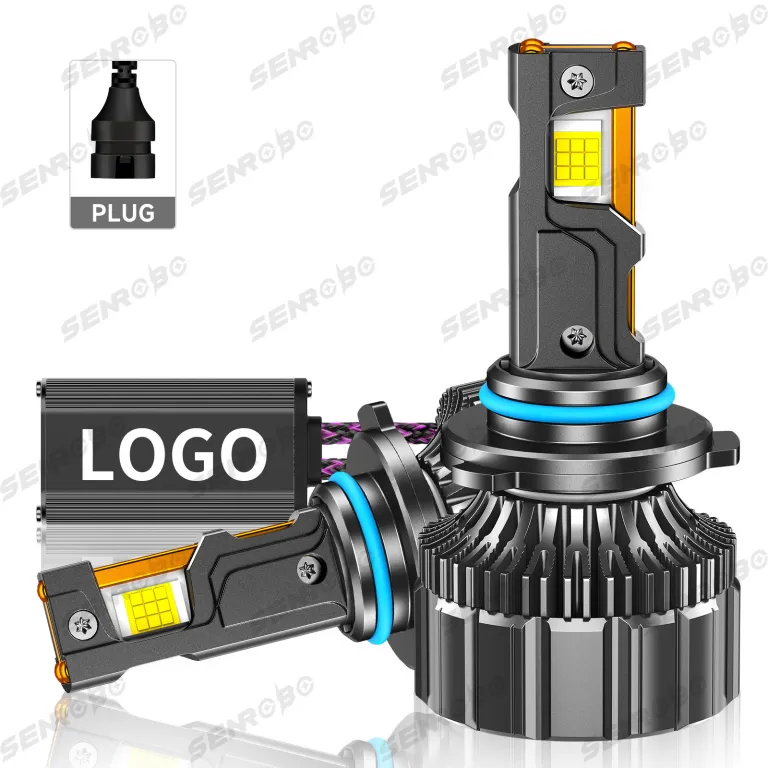 چراغ LED خودرو پرقدرت سه‌لوله مسی K26 190W H1 H4 H7 H11 9005 یکپارچه نور بالا و پایین