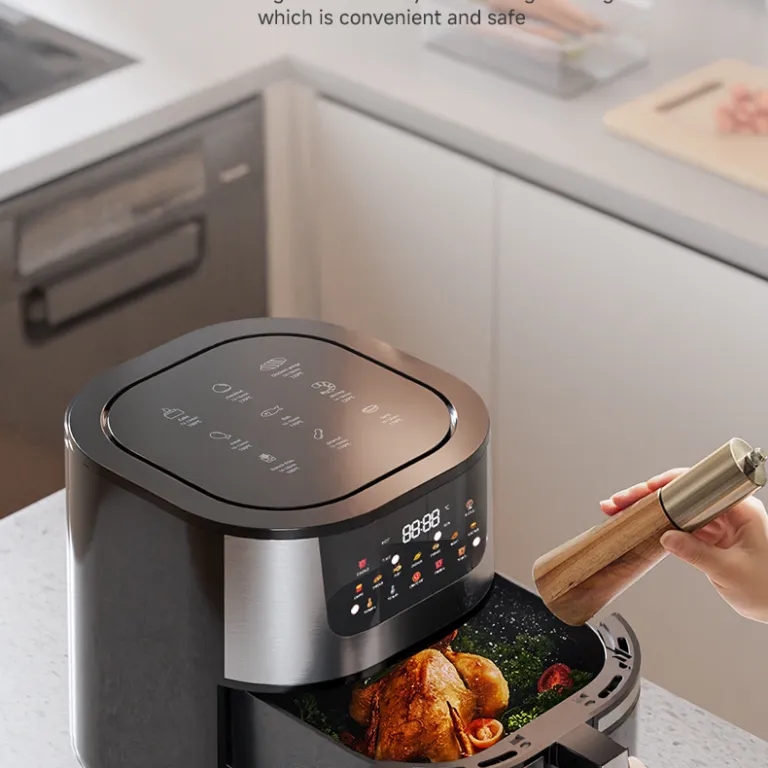 سرخ‌کن بدون روغن Airfryer 15L با ظرفیت بالا، چندکاره خانگی از جنس استیل ضدزنگ، مجهز به پنجره دید و المنت حرارتی بالا و پایین
