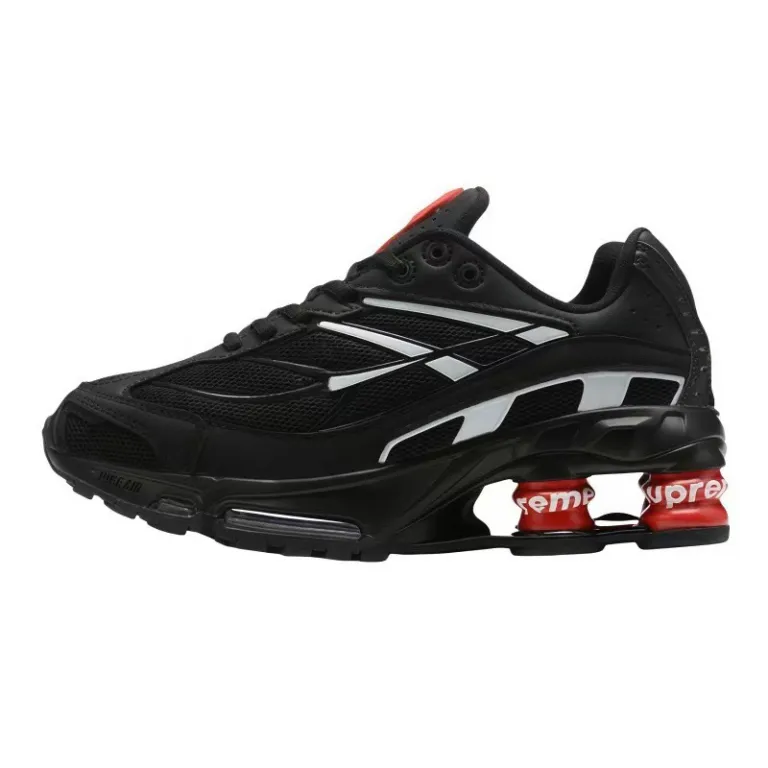کفش رانینگ ریباک Reebok با بالشتک هوا Shox توری تنفس‌پذیر ضربه‌گیر و کفی بلند زنانه و مردانه