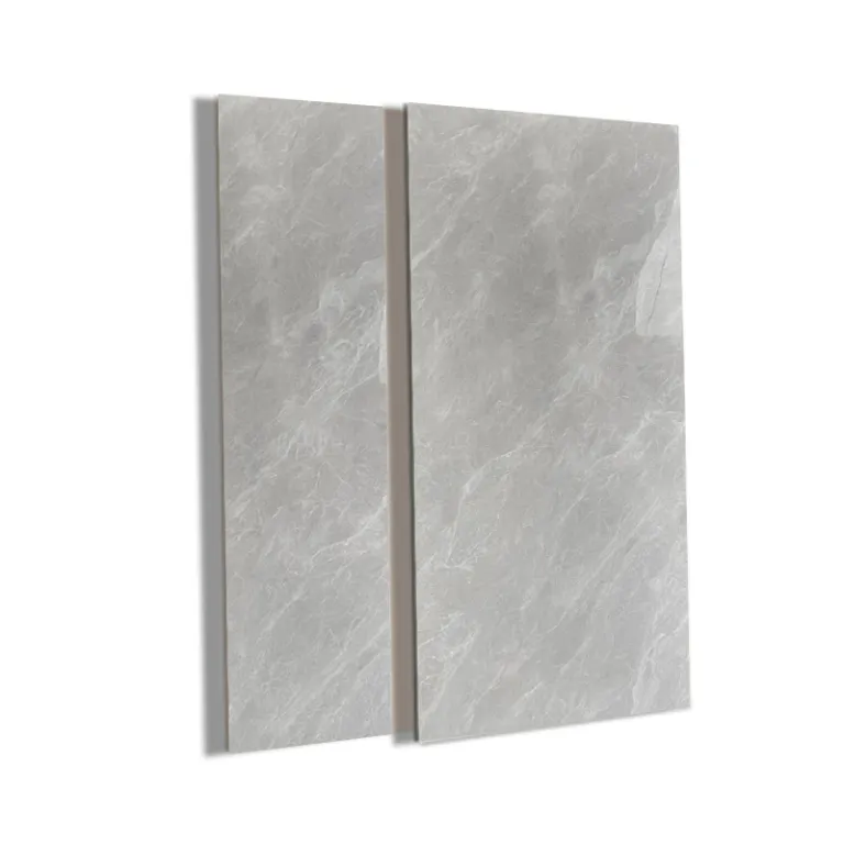 کاشی 750x1500 کفپوش پذیرایی اسلب بزرگ گوانگدونگ فوشان بدنه کامل مرمری خاکستری کاشی دیواری کفپوش ضدلغزش