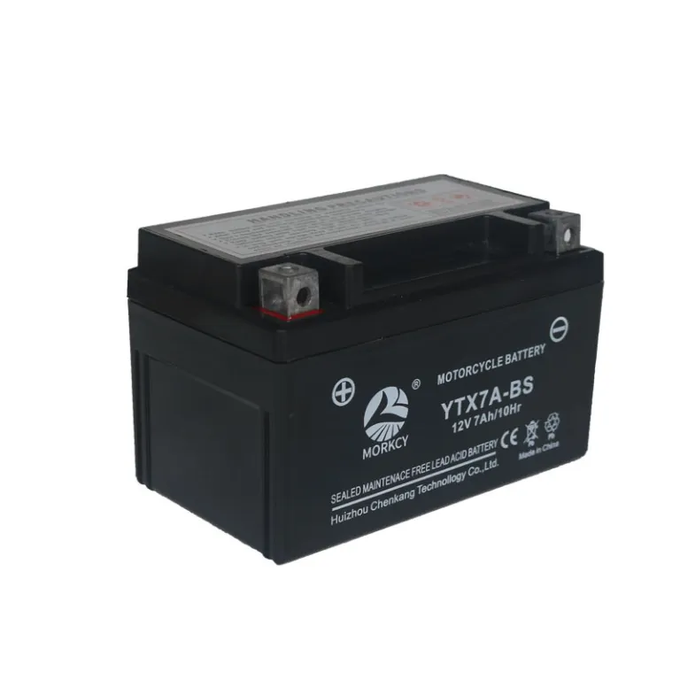 باتری سفارشی موتورسیکلت 12V7ah بدون نیاز به نگهداری برای اسکوتر 125 YTX7A-BS اسیدی