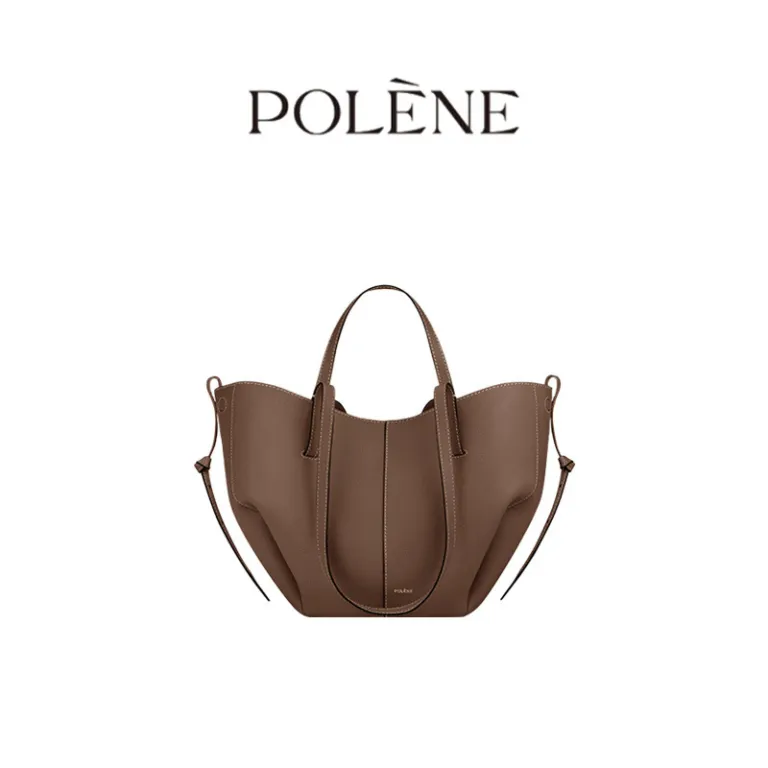 کیف توت کراس‌بوردر مدل بال‌دار polene مدل جدید Cyme کیف دوشی چرم گاوی کیف دستی گنجایش بالا