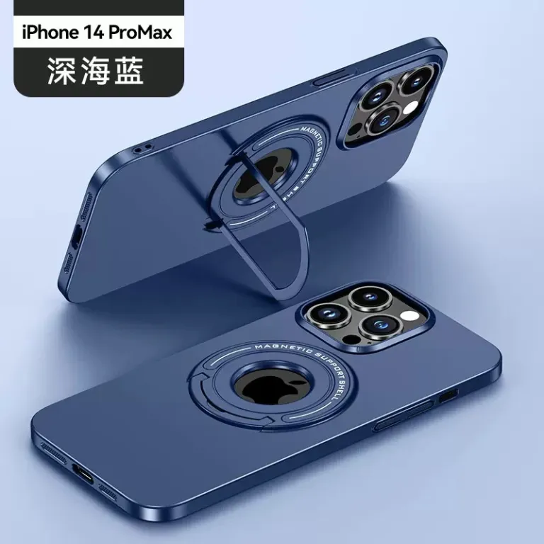 قاب گوشی اپل iphone16PROMAX با پایه مغناطیسی کشویی، مات 15، محافظ تمام‌بدنه 14 13