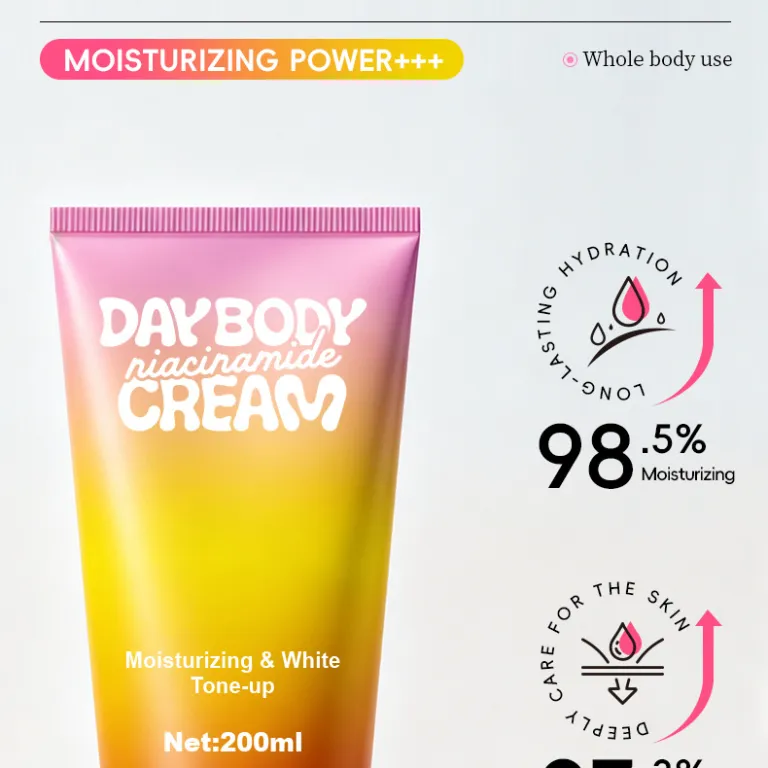 کرم بدن مرطوب‌کننده و روشن‌کننده Moisturizing White Tone-up Cream با بسته‌بندی تمام انگلیسی