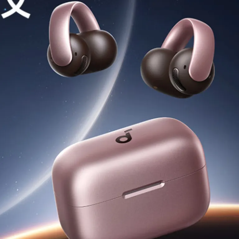 هندزفری بلوتوثی گیره‌ای SoundCore AeroClip، باز، مخصوص ورزش و دویدن، راحت با اتصال روی گوش A3388
