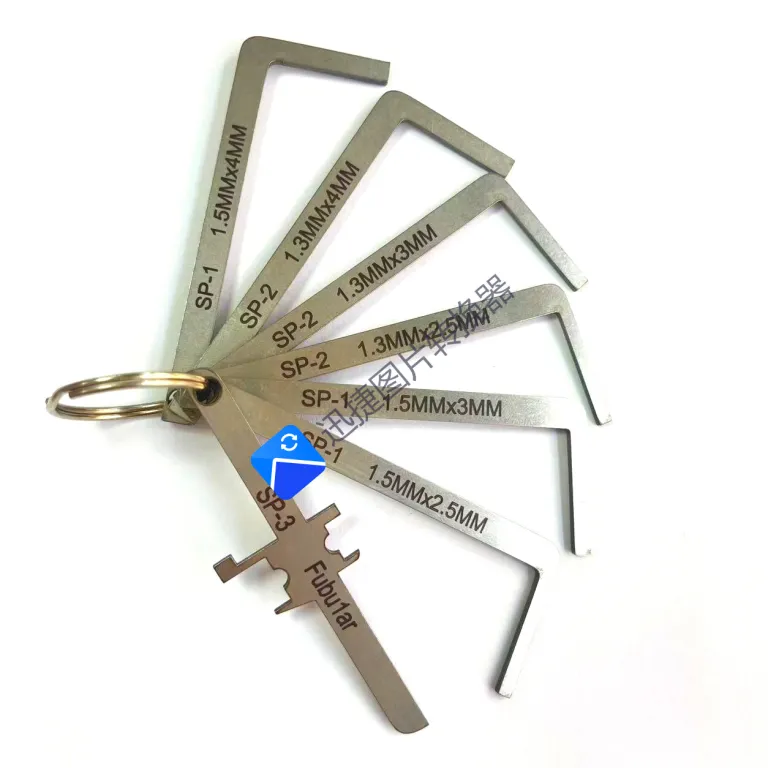 ابزار قفل‌بازکن چندکاره میله فشار، تولید کارخانه، فولاد دقیق ضخیم، ضروری برای باز کردن قفل دستی