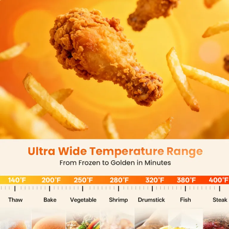 2026 سرخ‌کن بدون روغن مدل جدید خانگی، دستگاه چندکاره سرخ‌کن و فر airfryer سفارشی 6 لیتر