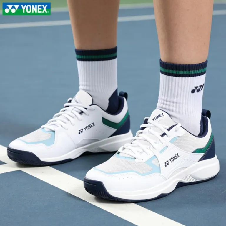 کفش تنیس یونکس YONEX مردانه و زنانه، مناسب تنیس و بدمینتون، با بالشتک راحت و ضربه‌گیر پاور کشن