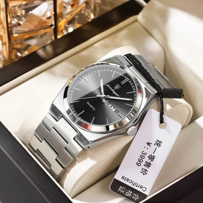 ساعت مچی مردانه لوکس برند سوئیسی جدید فوق‌نازک ضدآب کوارتز پرفروش لایو تجارت خارجی ارسال تکی