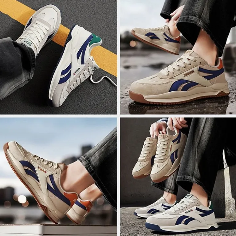 کفش مردانه Reebok 2026 مدل جدید تنفس‌پذیر، کفش راحتی مردانه، کفش ورزشی مناسب دویدن با زیره نرم، کفش آگاسی